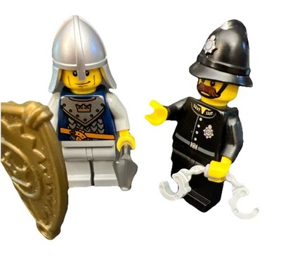 Lego Castle Knight And Constable Minifigures w/ Accessories Excellent Condition