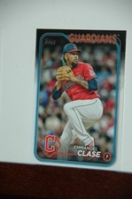 2024 Topps Series 1 - Emmanuel Clase #116 Cleveland Guardians EX FREE SHIPPING !