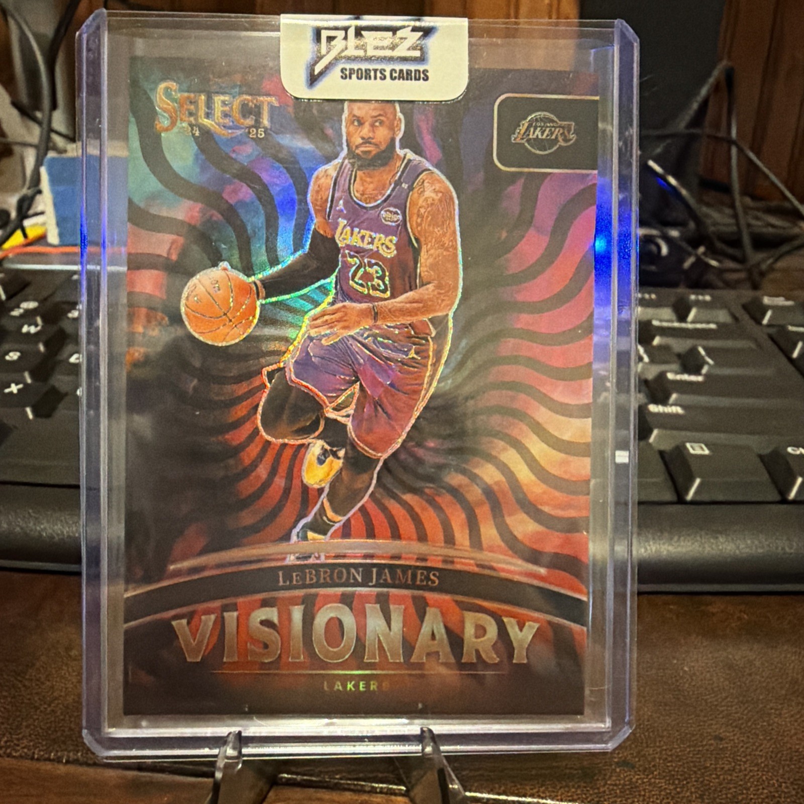 Lebron James 2024-25 Select Visionary Case Hit SSSP Lakers #11 GOAT