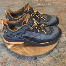 AKU Rocket DFS GTX Mens Sz 13 Waterproof Grey Orange Trail Running Hiking Shoes