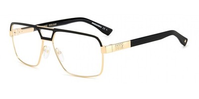 Brille Dsquared2 D2 0034 Black gold 59/15/140 Herren