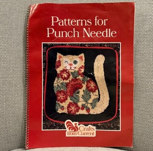 VTG 1982 Patterns for Punch Needle - Crafts From Current Booklet - 8 Transfers