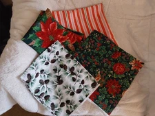 FABRIC CHRISTMAS PRINTS SEE PICTURES FOR DETAILS AND SZ