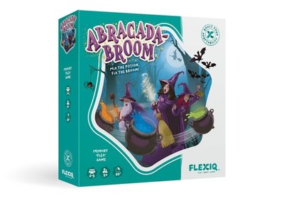 FlexiQ   Abracada-Broom   Family Game   Ages 6+   2-5 Players   20 Minutes Playi