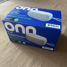 ONN Small Rugged Speaker, Wireless Bluetooth, New Never Unwrapped Within The Box