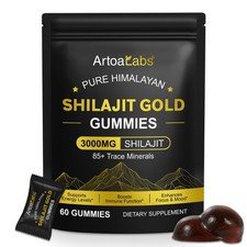 Himalaya Shilajit Gold Orsetti Gommosi Acido Fulvico 3000mg per Energia Vegan