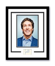 Joel Osteen Autographed Signed 11x14 Framed Photo Christian Pastor Texas ACOA