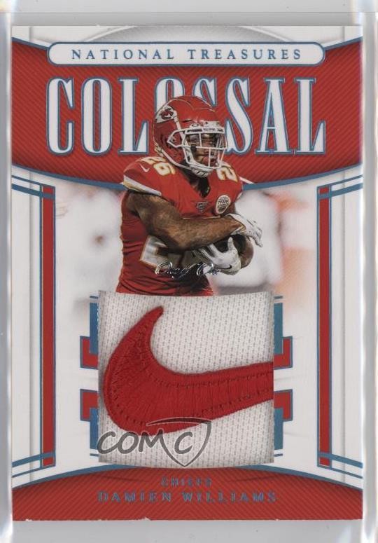2019 National Treasures Colossal Materials Brand Logo 1/1 Damien Williams 5ov