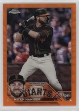 2023 Topps Chrome Orange Wave Refractor /25 Mitch Haniger #122 9hx