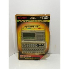 Sharp YO-520P Memo Master Electronic Organizer 1MB Backlight Vintage New Sealed