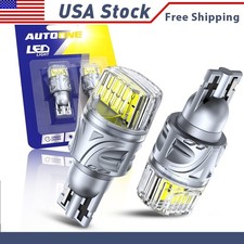 T15 921 912 Led Reverse Backup Light Bulbs W16w 916 6000k Super Bright White T