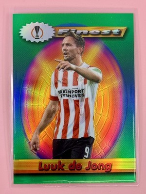 2022/23 Topps Finest Flashbacks UCC Refractor Luuk de Jong PSV Eindhoven SP 112