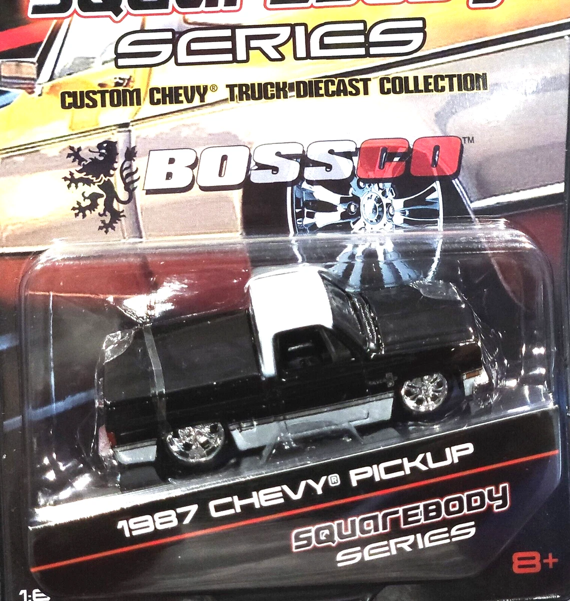 Greenlight 1987 Chevrolet C-10 Squarebody 1:64 – Camioncino Blu Metallizzato, Serie Squarebody USA
