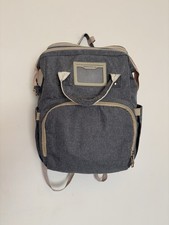 3-in-1 Baby Diaper Bag Backpack with Changing Station Portable Mommy Travel Bag