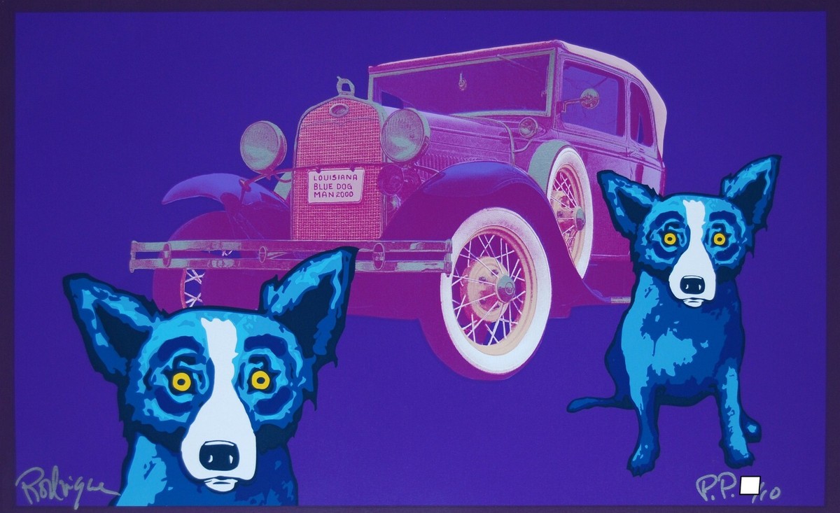 George Rodrigue Blue Dog 