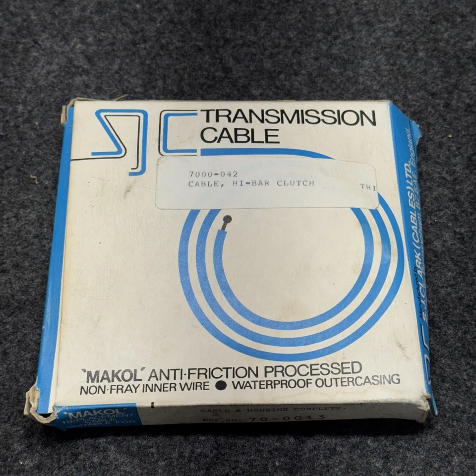 65-72 MAKOL BSA A65 CABLE DE EMBRAGUE CABLE DE TRANSMISIÓN SPITFIRE HORNET LIGHTNING Foto 3 de 4