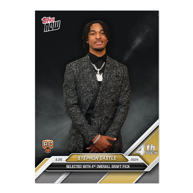 Stephon Castle - 2024 TOPPS NOW Basketball Card D-3 RC | eBay