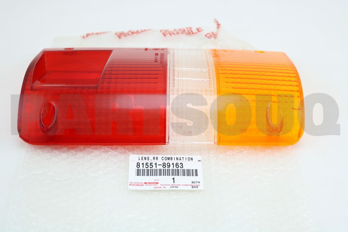 8155189163 Genuine Toyota LENS, REAR COMBINATION LAMP, RH 81551 