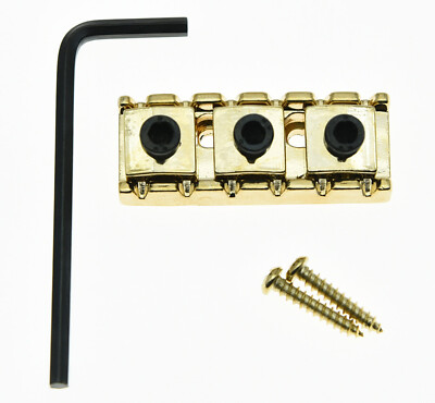 KAISH 43mm Guitar Locking Lock Nut String Lock for Floyd Rose Guitar CR/BK/GD