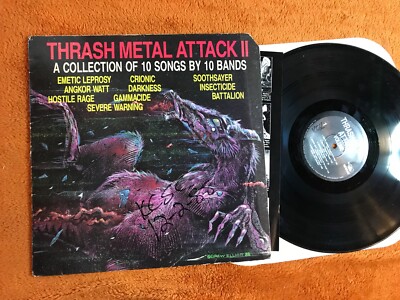 THRASH METAL ATTACK II Compilation LP 1988 New Renaissance