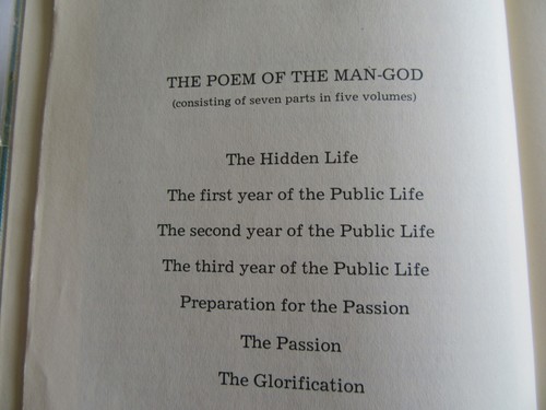 Maria Valtorta Book - The Poem Of The Man-God Volume 1 (One) - 第 3/6 張圖片