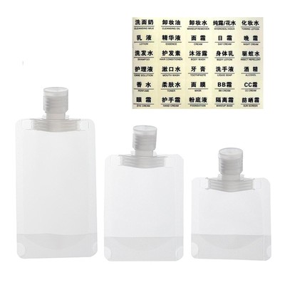 1pcs Travel Containers For Liquids Squeeze Pouches Refillable Travel