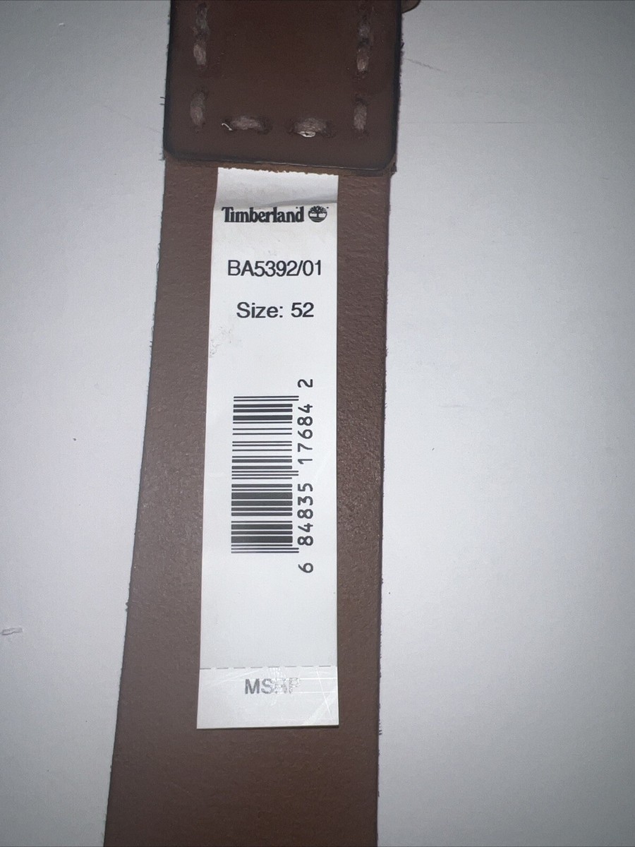 Timberland men's leather belt brown Size 52 | eBay