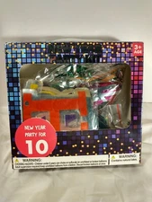 NEW YEARS 10 PERSON PARTY KIT/ BRAND NEW FACTORY SEALED/ DISCOUNTS 
