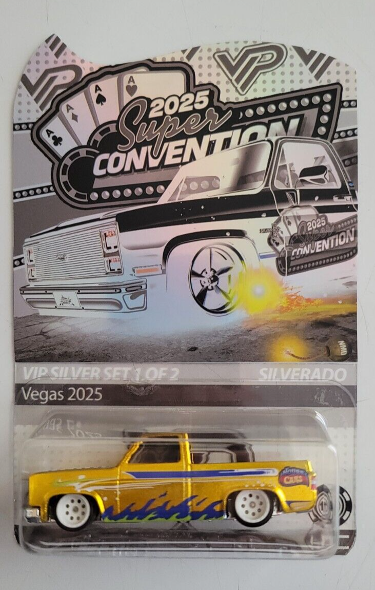 ミニカー Hot Wheels Convention 2025 Special Set Hot Wheels 2025 Super Con Las Vegas Silver VIP Silverado | eBay