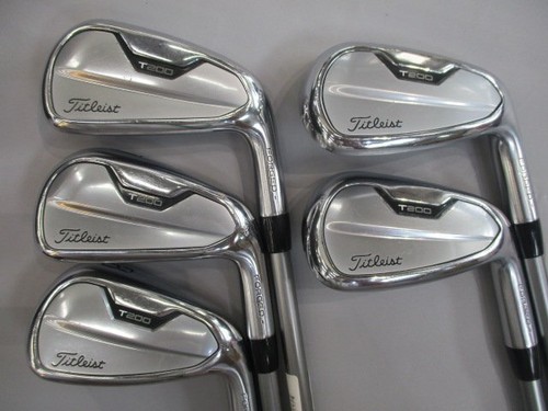 Fers Titleist T200 2021 – Set 6-PW (6 Clubs) + 48°, Stiff NS PRO 880 AMC, Excellent état