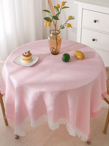 Round Square Tablecloth Table Cover Party Wedding Linen Colors Party Desk Cover - Picture 21 of 27