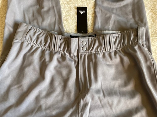 Adidas Mens Baseball Diamond King Open Hem Sports Performance Gray Pants - 2XL | eBay