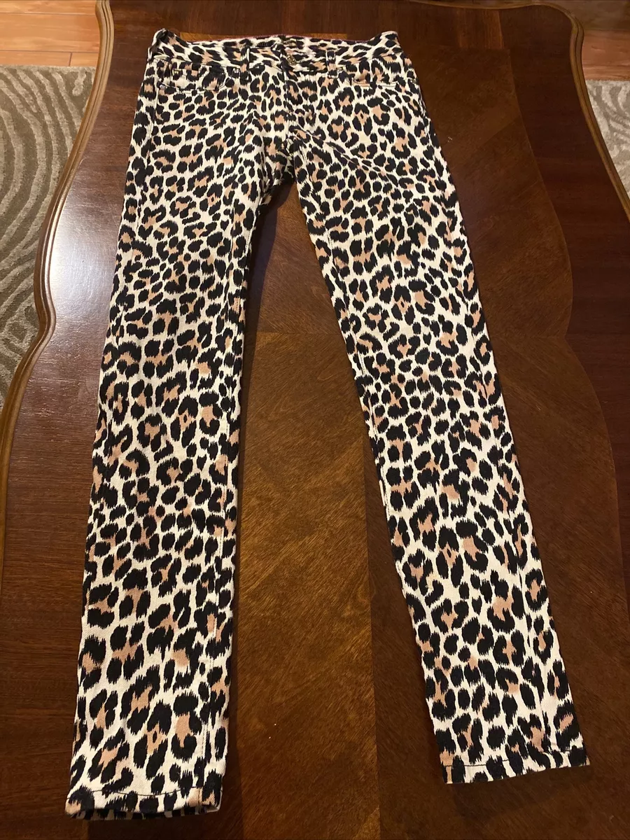 Leopard stripe jeans 2025