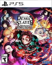 DEMON SLAYER KIMETSU NO YAIBA THE HINOKAMI CHRONICLES - Playstation 5, Brand New