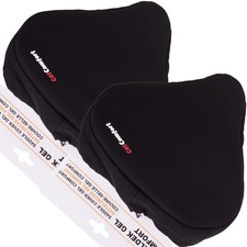 Gel Sattelbezug Gelauflage Satteldecke Fahrrad Überzug weich Sattel Sitz 2er