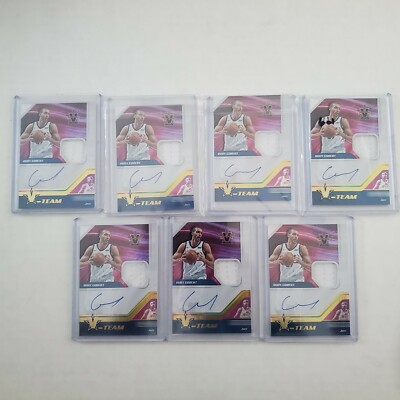 Autro Card Rudy Gobert Autograph Lot of 7 Auto Cards numbered /99 Vanguard Pink | eBay