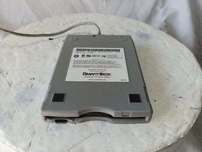 SmartDisk FDUSB-TM2 External USB 3.5 Floppy Disk Drive PC Mac Portable Gray