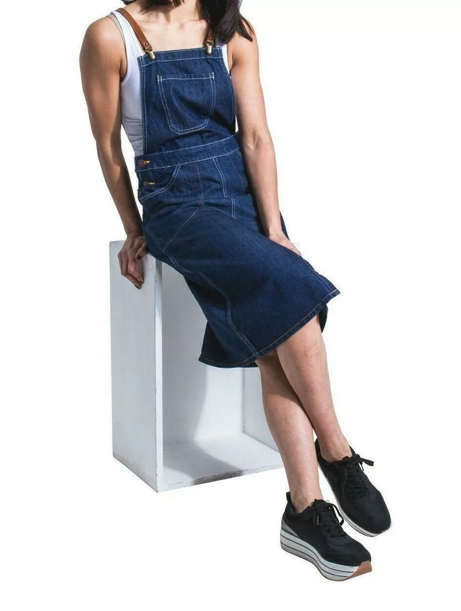 Dungarees top midi dress