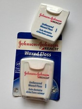 Vintage Johnson Johnson Reach Unflavored Waxed Floss Lot
