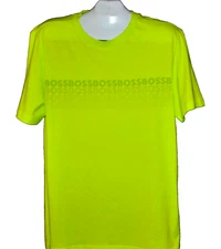 Hugo Boss  Green  Logo Cotton Men's Regular Fit T-Shirt Size XL