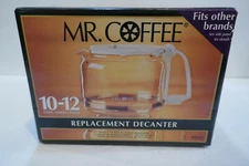 Mr Coffee PD12 Replacement Carafe Pot 10-12 Cups Glass White  Decanter