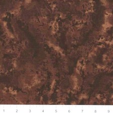 Tela 100 % algodón con textura de camuflaje marrón chocolate por 1/4 yarda