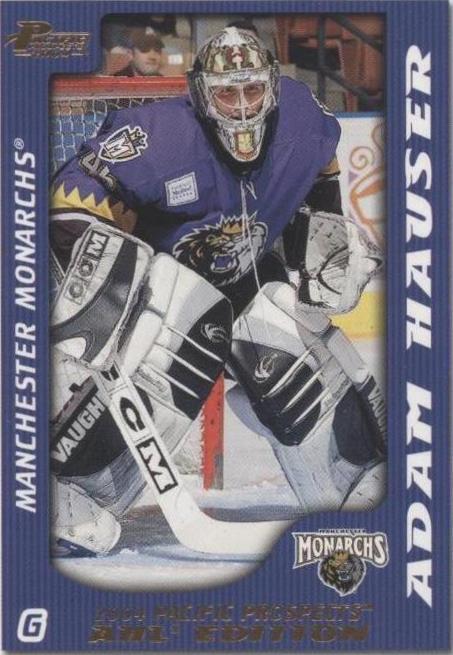 2003-04 Pacific Prospects AHL Edition - Adam Hauser #49 Gold /925 (RC ...