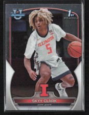 2022-23 Bowman University Chrome #55 Skyy Clark Illinois Fighting Illini