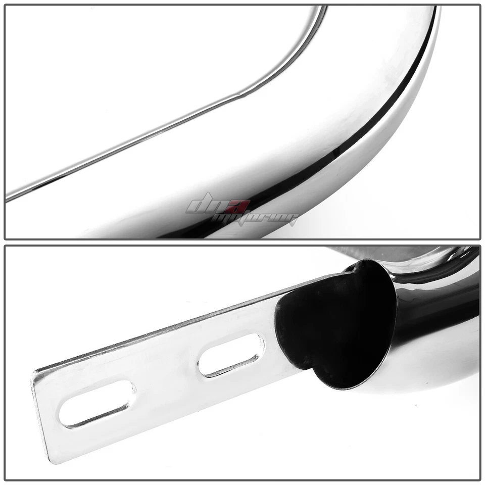 FOR 16-17 PILOT SUV/RIDGELINE GEN2 STAINLESS STEEL CHROME BULL BAR GRILL GUARD - Image 3 of 4