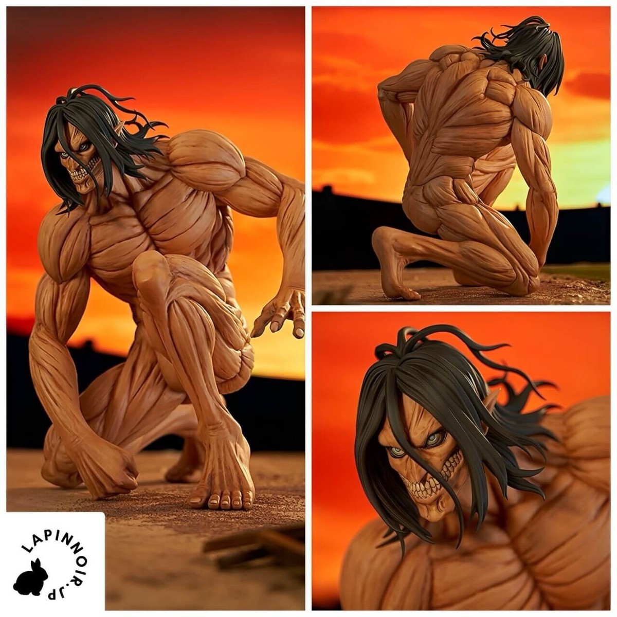 Attack on Titan Eren Yeager Titan Ver POP UP PARADE XL figure GOOD 