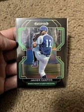 2022 Panini Prizm Draft Picks Javier Santos BLACK PRIZM #PDP211