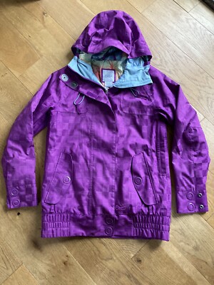Nike Womens Ski Jacket, Size XS, Purple, Used UK