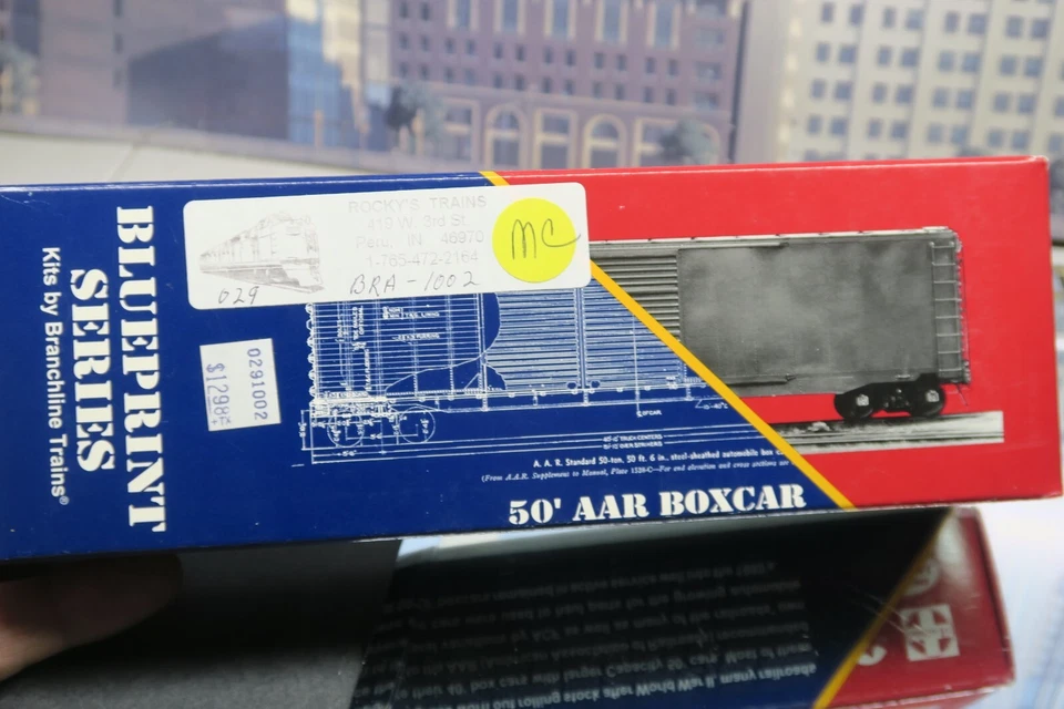 BRANCHLINE BLUEPRINT SERIES HO SCALE ERIE 63087 50' AAR BOX CAR ! PLEASE READ! - Image 3 of 4