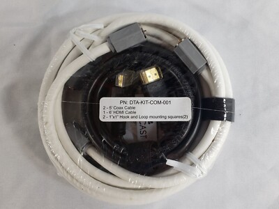 Comcast/Xfinity Coax Cable/HDMI Cable/Hook & Loop Mounting Squares New